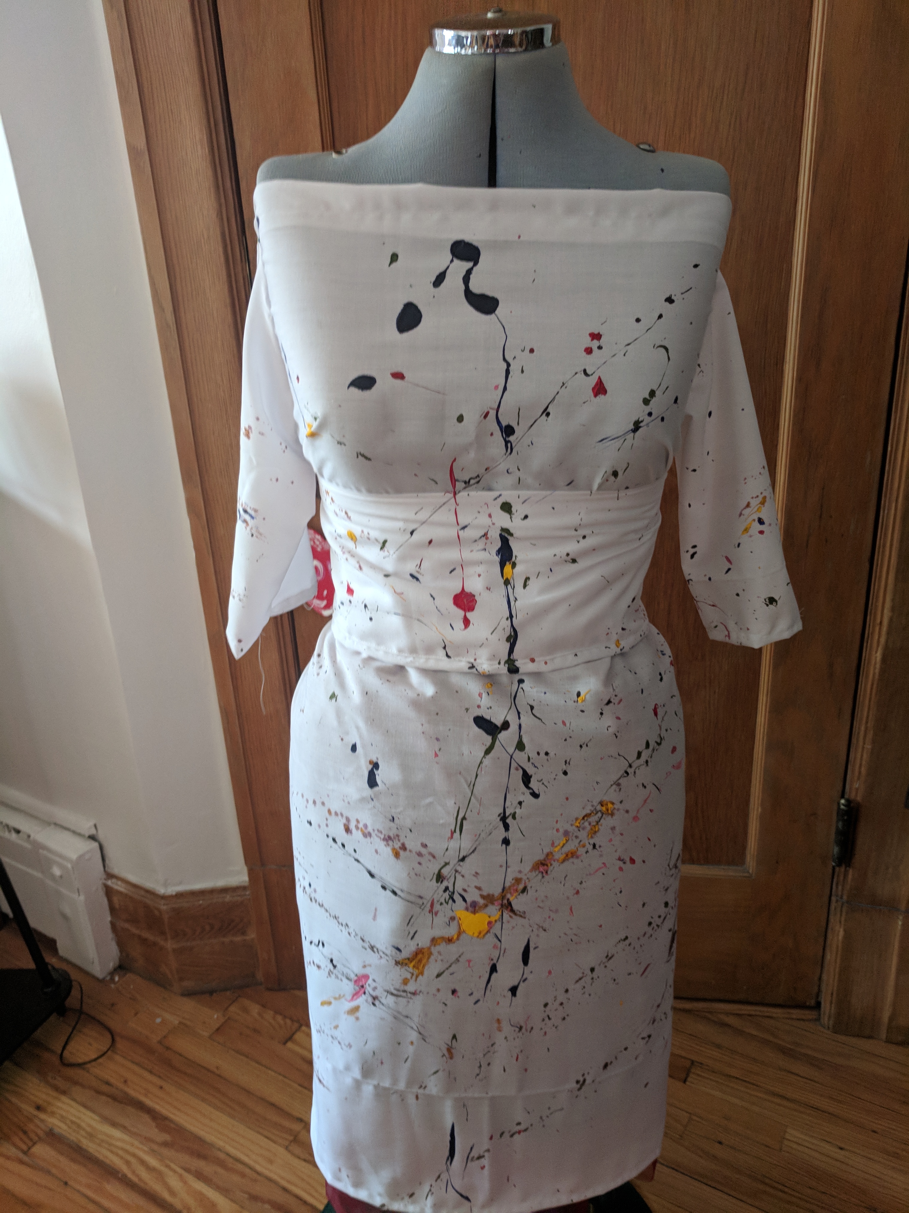painted dress